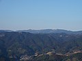 Mount Sefuri's main ridge seen from the SSW in the inmost