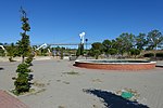 Parque de la Maceta with highway (R3) crossing for bikes and pedestrians