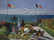 Garden at Sainte-Adresse ("Jardin à Sainte-Adresse"), 1867, Metropolitan Museum of Art, New York[56]