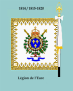 Drapeau de la légion de l'Eure (avers)