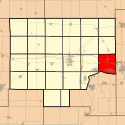 Location in Bureau County