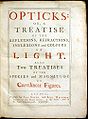 Image 39Isaac Newton's 1704 Opticks: or, A Treatise of the Reflexions, Refractions, Inflexions and Colours of Light (from Scientific Revolution)