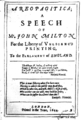 Image 1John Milton's Areopagitica (1644) argued for the importance of භාෂණයේ නිදහස. (ලිබරල්වාදය වෙතින්)