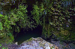 Photograph of cave entrance