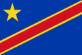 Bandera de la República del Congo (Congo-Kinshasa) (1966-1971)