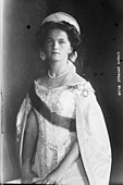 Grand Duchess Olga Nikolaevna of Russia in Russian court dress in 1910