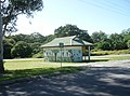 Decorative art on toilet block