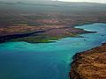 Image 2From an aircraft flying out of Baltra Island (on the right) and the Santa Cruz (on the left), the Itabaca Channel is the waterway between the islands. (from Galápagos Islands)