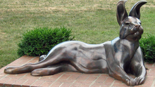 "International Harvester AKA Harvey" a public art sculpture in Maytag Park, Newton, Iowa.