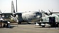 An IAF C-130J Super Hercules at Aero India 2013