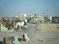 Iraqi Light Armored Vehicle at checkpoint.