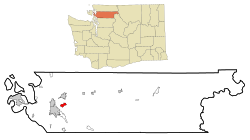 Location of Clear Lake, Washington