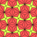 4 co-uniform tiling (fractalization of snub square tiling)