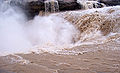 Hukou waterfall (壶口瀑布）of Yellow River