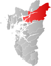 Suldal within Rogaland