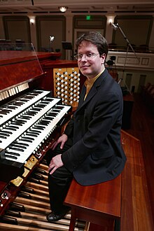 Paul Jacobs at the Schermerhorn Organ at the Nashville Symphony, 2015.