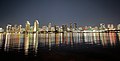 San Diego skyline at night