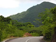 Tájkép Mahé szigetén