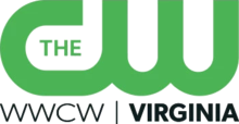 The CW network logo in red-orange above the call letters W W C W, a short vertical line, and the word "Virginia" in black beneath.