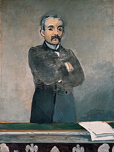 Georges Clemenceau par Édouard Manet, 1879-1880, Musée d'Art Kimbell, Fort Worth, Texas, États-Unis.