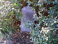 D.C. entrance marker in traffic circle near downtown Silver Spring (2011)