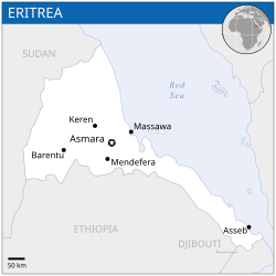 Lokasi Eritrea