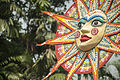 Image 33A sun motif in Mangal Shobhajatra, a parade takes place in Bangladesh in the occasion of Pohela Boishakh (from Culture of Bangladesh)