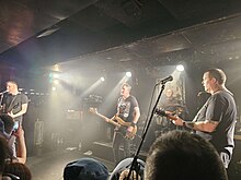 Braid performing at Shinjuku ACB, 30 March 2024; From left to right: Bob Nanna, Todd Bell, Damon Atkinson, Chris Broach