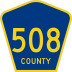 County Route 508 marker