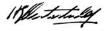 Signature of Héctor Germán Oesterheld