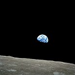 Earthrise over the Moon, Apollo 8, 1968