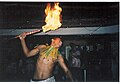 Samoan fire dancer