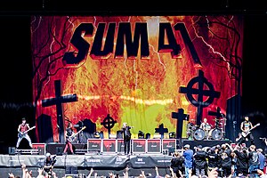 Sum 41 at Rock im Park in 2023