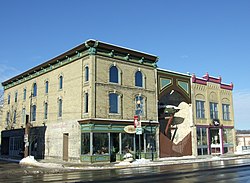 Downtown Fort Atkinson in December 2007