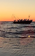 Recreational anglers on Little Sister Bay