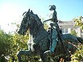 Patung Joan of Arc ing Place du Cardinal Luzon