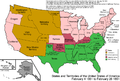 1861: Secession of the Confederate States of America