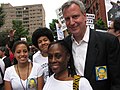 2012 - Bill de Blasio family. Il est maire de New York depuis le 5 novembre 2013.