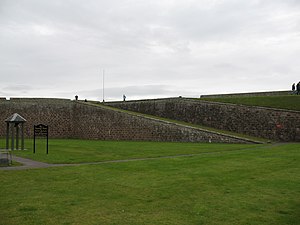 Ramps were used for rapid access to the ramparts