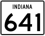 State Road 641 marker