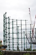 Nechells gasometer demolition 2015 -34