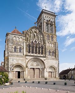 Vézelay Abbey in Burgundy (1104–1132)