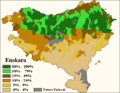 Áiteanna a labhraítear Bascais