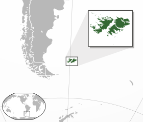 Localisation de Îles Malouines