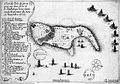 Image 4« Plan de l'isle de Gorée avec ses deux forts et le combat que nous avons rendu le premier du mois de novembre 1677 » (from History of Senegal)