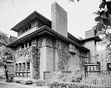 Isidore Heller House - East (front) and North elevations - HABS ILL,16-CHIG,48-1.jpg