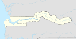 Mappa di localizzazione: Gambia