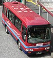 代官山循環線の車両には、屋根上にも方向幕と同様の表記がされている（SI7812）