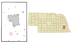 Location of Sprague, Nebraska