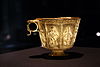 Octagonal footed gold cup from the Belitung shipwreck, ArtScience Museum, Singapore - 20110618-03.jpg